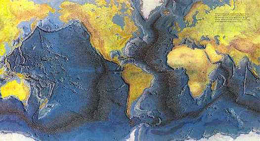 Ocean Floor Map 
